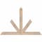 Ekena Millwork Saratoga Smooth Timber Gable Bracket, Douglas Fir, 48"W x 32"H x 1 1/2"D x 3 1/2"F, 16/12 Pitch GBW048X32X0204SAR00SDF - alternate 1
